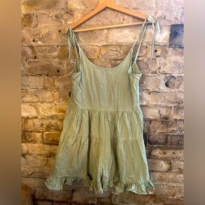 ASOS Textured Tiered Romper